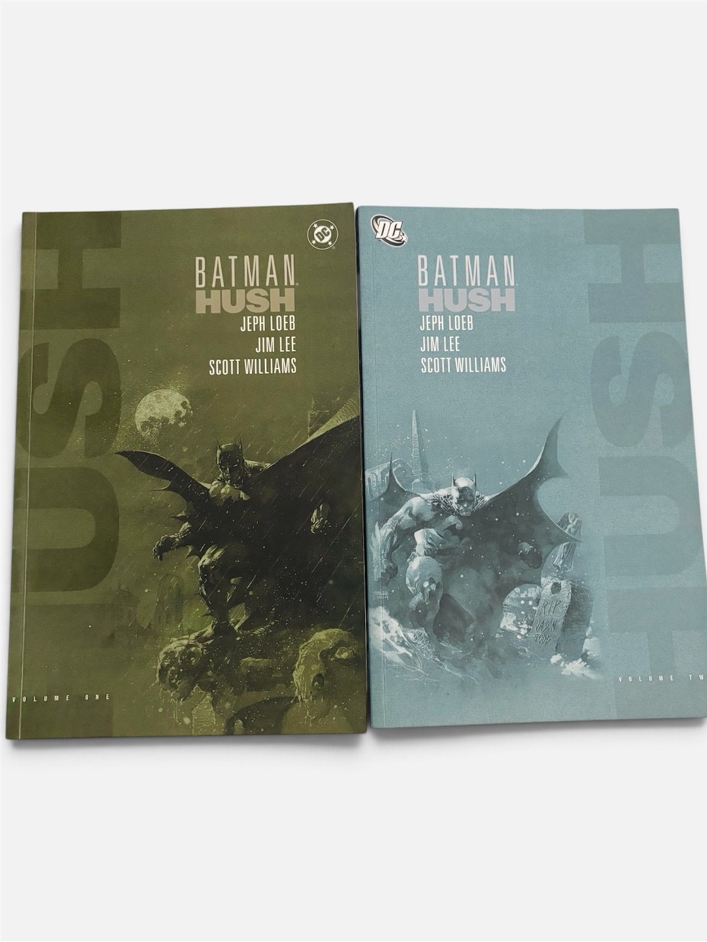 Batman: Hush Volumes 1 & 2 Paperback Graphic Novel Set